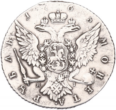 1 рубль 1765 года СПБ ТI ЯI