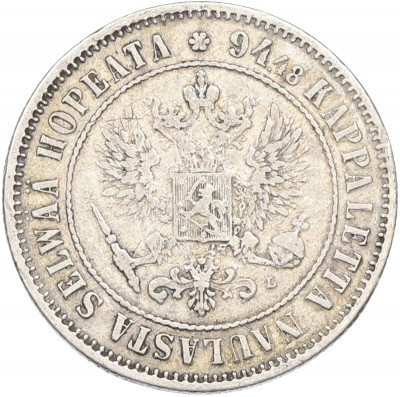 1 марка 1890 года Русская Финляндия