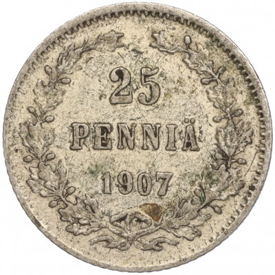 25 пенни 1907 года Русская Финляндия