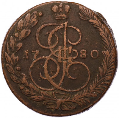5 копеек 1780 года ЕМ