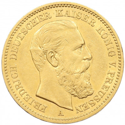 20 марок 1888 года Германия (Пруссия)