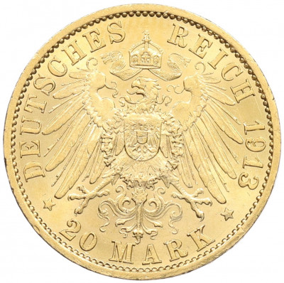 20 марок 1913 года Германия (Пруссия)