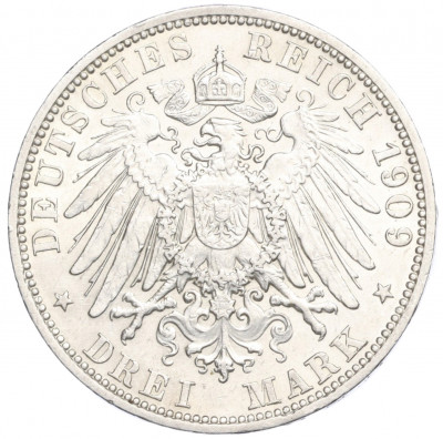 3 марки 1911 года Германия (Ангальт)