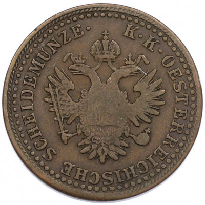 2 крейцера 1851 года B Австрия