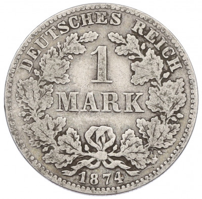 1 марка 1874 года H Германия