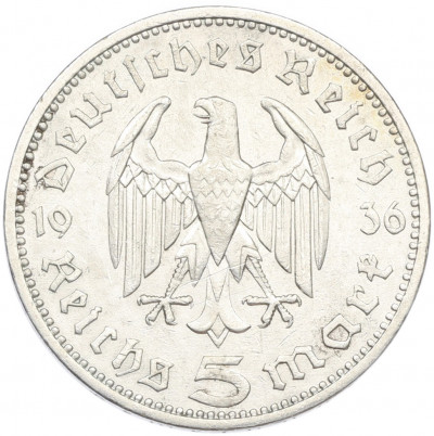 5 рейхсмарок 1935 года A Германия