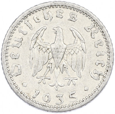 50 рейхспфеннигов 1935 года F Германия