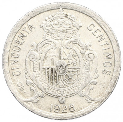 50 сентимо 1926 года Испания