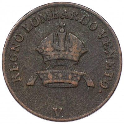 1 чентезимо 1822 года Ломбардия-Венеция