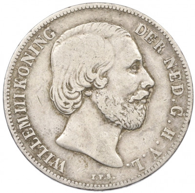 1 гульден 1861 года Нидерланды