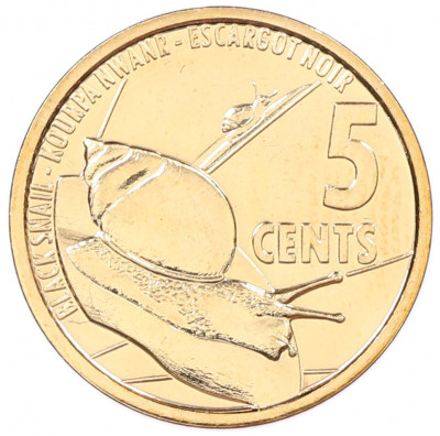 5 центов 2022 года Сейшелы