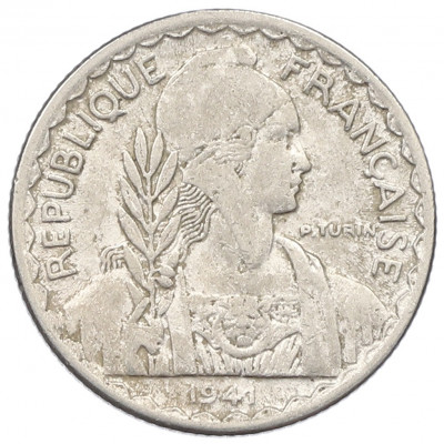 10 сантимов 1941 года Французский Индокитай