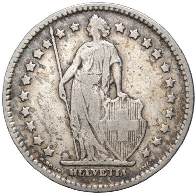 1 франк 1906 года Швейцария