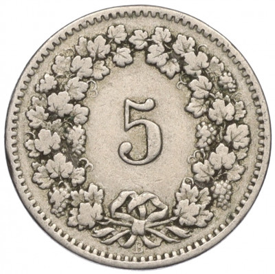 5 раппенов 1913 года Швейцария