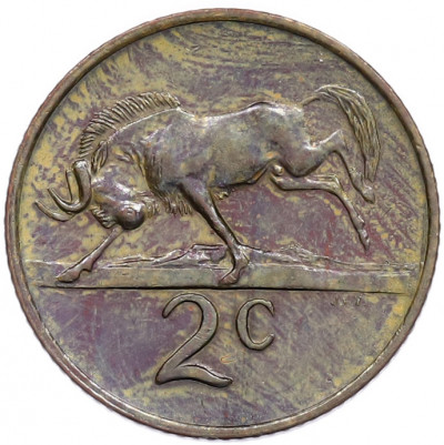 2 цента 1970 года ЮАР