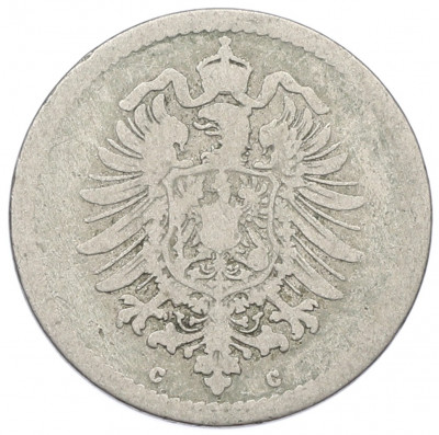 5 пфеннигов 1875 года C Германия