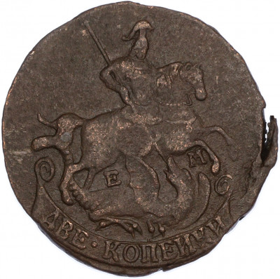 2 копейки 1773 года ЕМ