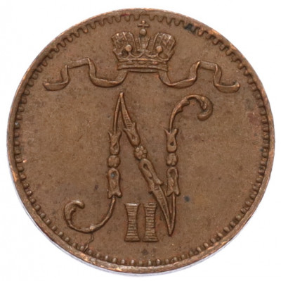 1 пенни 1907 года Русская Финляндия