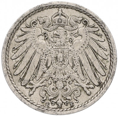 5 пфеннигов 1913 года E Германия