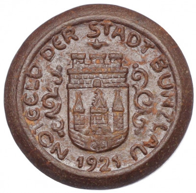 5 пфеннигов 1921 года Германия — город Бунцлау (Нотгельд)