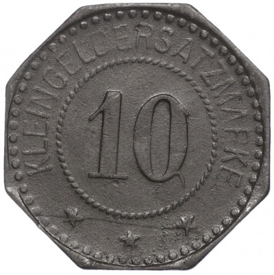 10 пфеннигов 1917 года Германия — город Ротенбург в Баварии (Нотгельд)