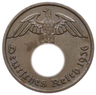 2 рейхспфеннига 1936 года A Германия