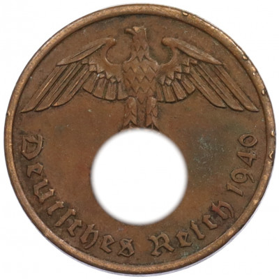 2 рейхспфеннига 1940 года A Германия