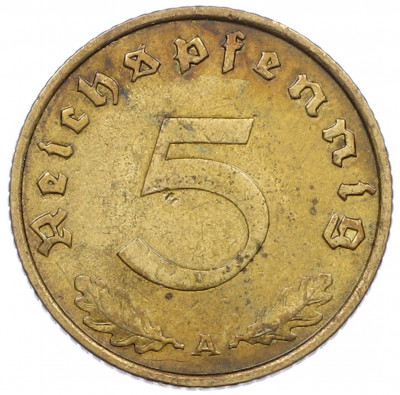 5 рейхспфеннигов 1937 года A Германия