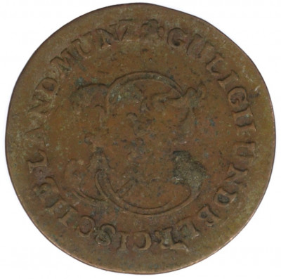 1/2 штюбера 1794 года Юлих-Берг