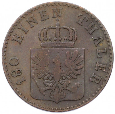 2 пфеннига 1858 года A Пруссия