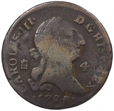 4 мараведи 1788 года Испания