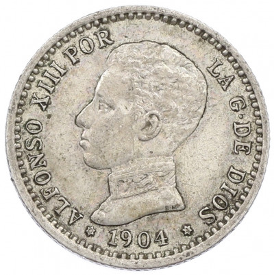 50 сентимо 1904 года Испания