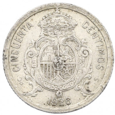 50 сентимо 1926 года Испания