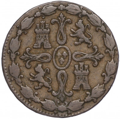 8 мараведи 1825 года Испания