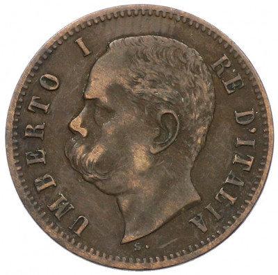 2 чентезимо 1900 года Италия