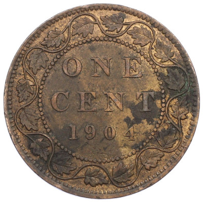 1 цент 1904 года Канада