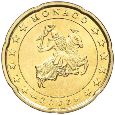 20 евроцентов 2002 года Монако