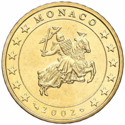 50 евроцентов 2002 года Монако