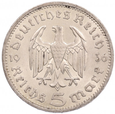 5 рейхсмарок 1936 года A Германия
