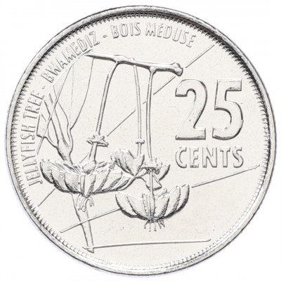 25 центов 2021 года Сейшелы