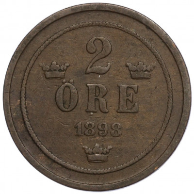 2 эре 1898 года Швеция