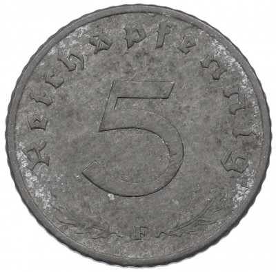 5 рейхспфеннигов 1942 года F Германия