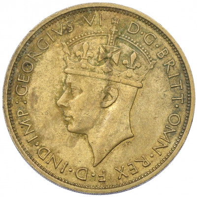 2 шиллинга 1939 года KN Британская Западная Африка