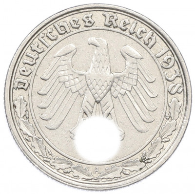 50 рейхспфеннигов 1938 года A Германия