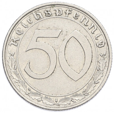 50 рейхспфеннигов 1938 года A Германия