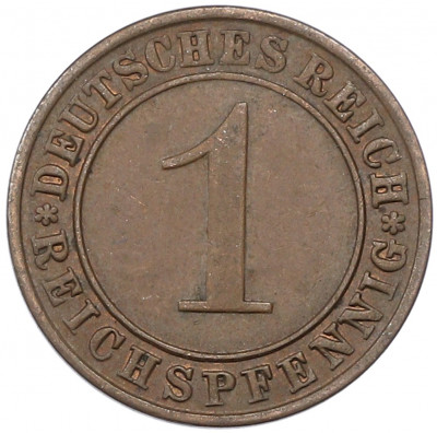 1 рейхспфенниг 1936 года A Германия