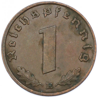 1 рейхспфенниг 1937 года E Германия
