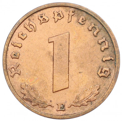 1 рейхспфенниг 1938 года E Германия
