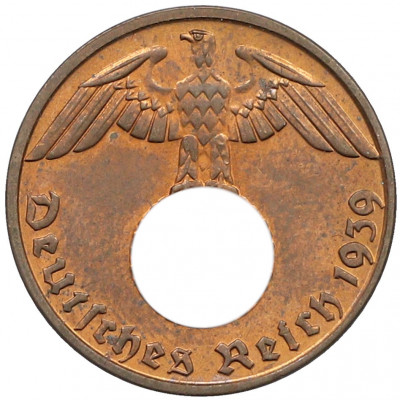 1 рейхспфенниг 1939 года B Германия