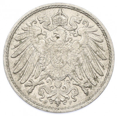 10 пфеннигов 1914 года F Германия